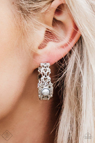 Paparazzi Exquisite Expense - Earrings - Fashion Fix / Trend Blend Exclusive - June 2018 - $5 Jewelry With Ashley Swint