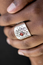 Load image into Gallery viewer, Paparazzi Here Today, Gone Tom-ARROW - Brown Ring - $5 Jewelry With Ashley Swint