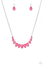Load image into Gallery viewer, Paparazzi Maui Majesty - Pink Teardrop Beads - Necklace &amp; Earrings - $5 Jewelry With Ashley Swint
