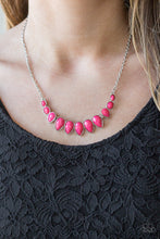 Load image into Gallery viewer, Paparazzi Maui Majesty - Pink Teardrop Beads - Necklace &amp; Earrings - $5 Jewelry With Ashley Swint