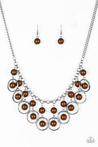 Really Rococo - Brown Necklace - $5 Jewelry With Ashley Swint