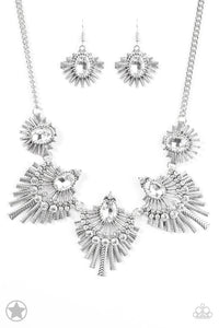 PAPARAZZI Miss YOU-niverse - Silver - BLOCKBUSTER - $5 Jewelry with Ashley Swint