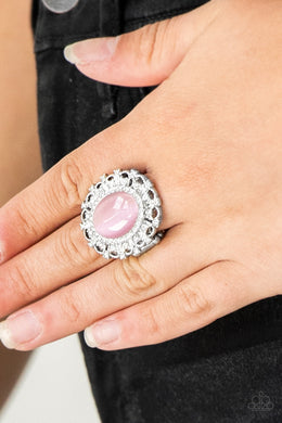Paparazzi BAROQUE The Spell - Pink Moonstone - Ring - $5 Jewelry with Ashley Swint