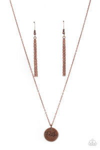 Paparazzi Choose Faith - Copper - $5 Jewelry with Ashley Swint