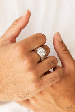 PRE-ORDER - Paparazzi Conquest - White - Ring - $5 Jewelry with Ashley Swint