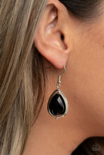 Load image into Gallery viewer, PRE-ORDER - Paparazzi Drop-Dead Duchess - Black - Earrings - $5 Jewelry with Ashley Swint