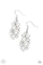 Load image into Gallery viewer, PRE-ORDER - Paparazzi Fond of Baubles - White Pearls - Earrings - Trend Blend Fashion Fix Exclusive October 2021 - $5 Jewelry with Ashley Swint