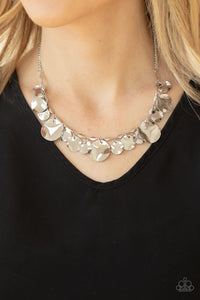 PRE-ORDER - Paparazzi GLISTEN Closely - Silver - Necklace & Earrings - $5 Jewelry with Ashley Swint