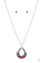Load image into Gallery viewer, PRE-ORDER - Paparazzi Glitz and Grind - Red - Necklace &amp; Earrings - $5 Jewelry with Ashley Swint