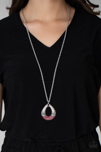 PRE-ORDER - Paparazzi Glitz and Grind - Red - Necklace & Earrings - $5 Jewelry with Ashley Swint