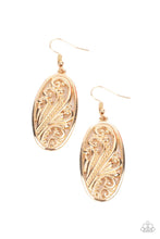 Load image into Gallery viewer, PRE-ORDER - Paparazzi High Tide Terrace - Gold - Earrings - $5 Jewelry with Ashley Swint