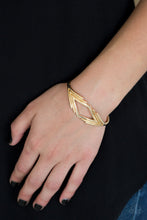 Load image into Gallery viewer, Paparazzi In Total De-NILE - Gold - Cuff Bracelet - $5 Jewelry with Ashley Swint