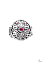 Load image into Gallery viewer, Paparazzi Mandala Magnificence - Pink Rhinestones - Floral Center - Ring - $5 Jewelry With Ashley Swint
