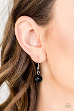 Load image into Gallery viewer, Paparazzi Marina Majesty - Black - Faceted Silver, Crystal Beads - Necklace and matching Earrings - $5 Jewelry With Ashley Swint