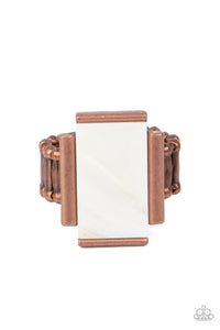 PRE-ORDER - Paparazzi Mystical Marinas - Copper - Iridescent Shimmer - Ring - $5 Jewelry with Ashley Swint