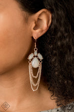 Load image into Gallery viewer, Paparazzi Opalescence Essence - Rose Gold - Earrings - Trend Bland / Fashion Fix March 2020 - $5 Jewelry with Ashley Swint