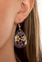 Load image into Gallery viewer, PRE-ORDER - Paparazzi Perennial Prairie - Multi - Flowers Encased in Glass - Earrings - $5 Jewelry with Ashley Swint
