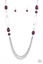Load image into Gallery viewer, PRE-ORDER - Paparazzi Pleasant Promenade - Purple - Necklace &amp; Earrings - $5 Jewelry with Ashley Swint