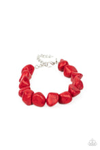 Load image into Gallery viewer, PRE-ORDER - Paparazzi Prehistoric Paradise - Red Stones - Bracelets - $5 Jewelry with Ashley Swint