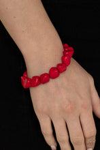 Load image into Gallery viewer, PRE-ORDER - Paparazzi Prehistoric Paradise - Red Stones - Bracelets - $5 Jewelry with Ashley Swint