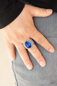 PRE-ORDER - Paparazzi Pro Bowl - Blue - Ring - $5 Jewelry with Ashley Swint