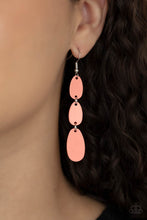 Load image into Gallery viewer, PRE-ORDER - Paparazzi Rainbow Drops - Orange Coral - Earrings - $5 Jewelry with Ashley Swint