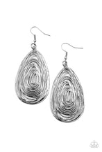 Load image into Gallery viewer, Paparazzi Rural Ripples - Black Gunmetal - Earrings - $5 Jewelry with Ashley Swint