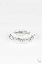 Load image into Gallery viewer, Paparazzi Sugary Sweet - White - Set of 5 Stretchy Band - Bracelets - $5 Jewelry with Ashley Swint