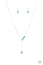 Load image into Gallery viewer, Paparazzi Timeless Taste - Blue - Necklace &amp; Earrings - $5 Jewelry with Ashley Swint