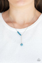 Load image into Gallery viewer, Paparazzi Timeless Taste - Blue - Necklace &amp; Earrings - $5 Jewelry with Ashley Swint