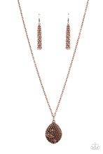 Load image into Gallery viewer, PRE-ORDER - Paparazzi Wearable Wildflowers - Copper - Necklace &amp; Earrings - $5 Jewelry with Ashley Swint