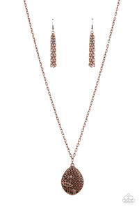 PRE-ORDER - Paparazzi Wearable Wildflowers - Copper - Necklace & Earrings - $5 Jewelry with Ashley Swint