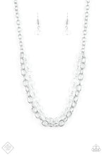 Load image into Gallery viewer, Paparazzi Block Party Princess - White - Necklace - January 2019 Fashion Fix Exclusive - $5 Jewelry With Ashley Swint