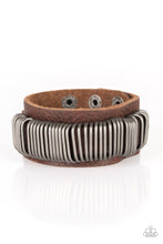 Load image into Gallery viewer, Paparazzi Boondock Bandit - Brown - Urban Leather Bracelet - $5 Jewelry With Ashley Swint