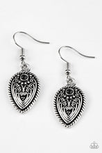 Load image into Gallery viewer, Paparazzi Distance PASTURE - Black Bead - Antiqued Textures - Teardrop Earrings - $5 Jewelry With Ashley Swint