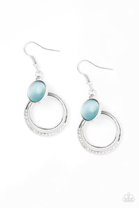 Paparazzi Dreamily Dreamland - Blue Moonstone Earrings - $5 Jewelry With Ashley Swint