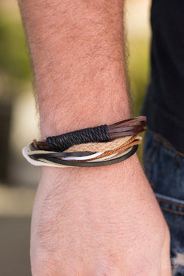 Paparazzi Forest Guide - Brown - Sliding Knot Bracelet - $5 Jewelry With Ashley Swint