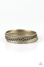 Load image into Gallery viewer, Paparazzi Mayan Mix - Brass - Set of 6 Bangle Bracelets - $5 Jewelry With Ashley Swint