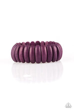 Load image into Gallery viewer, Paparazzi Peacefully Primal - Purple Stone - Stretchy Bands - Bracelet - $5 Jewelry With Ashley Swint