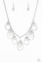 Load image into Gallery viewer, Paparazzi Rustic Ritz - Silver - Necklace and matching Earrings - $5 Jewelry With Ashley Swint