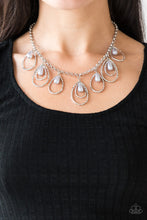 Load image into Gallery viewer, Paparazzi Rustic Ritz - Silver - Necklace and matching Earrings - $5 Jewelry With Ashley Swint