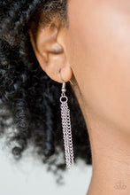 Load image into Gallery viewer, Paparazzi Shimmer Sensei - Black Gem - Silver Necklace &amp; Earrings - $5 Jewelry With Ashley Swint