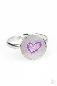 Paparazzi Starlet Shimmer Rings - 10 - Hearts - Pink, Blue, Black, Purple - $5 Jewelry With Ashley Swint
