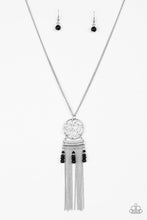 Load image into Gallery viewer, Paparazzi Western Wayward - Black - Necklace and matching Earrings - $5 Jewelry With Ashley Swint