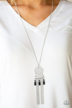 Load image into Gallery viewer, Paparazzi Western Wayward - Black - Necklace and matching Earrings - $5 Jewelry With Ashley Swint