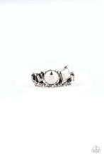 Load image into Gallery viewer, Paparazzi Champion Couture - Silver - Hematite Rhinestones - Silver Dainty Band - Ring - $5 Jewelry with Ashley Swint