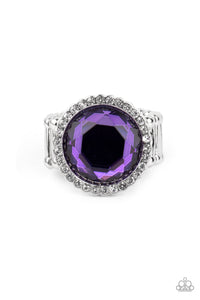 PRE-ORDER - Paparazzi Crown Culture - Purple Gem - Ring - $5 Jewelry with Ashley Swint