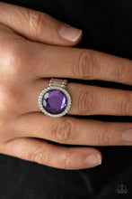 Load image into Gallery viewer, PRE-ORDER - Paparazzi Crown Culture - Purple Gem - Ring - $5 Jewelry with Ashley Swint