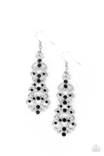 Load image into Gallery viewer, PRE-ORDER - Paparazzi Diva Decorum - Black - Earrings - $5 Jewelry with Ashley Swint