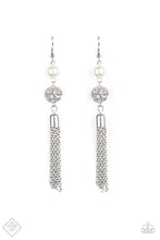 Load image into Gallery viewer, Paparazzi Going DIOR to DIOR - White - Earrings - Trend Blend / Fashion Fix Exclusive June 2020 - $5 Jewelry with Ashley Swint